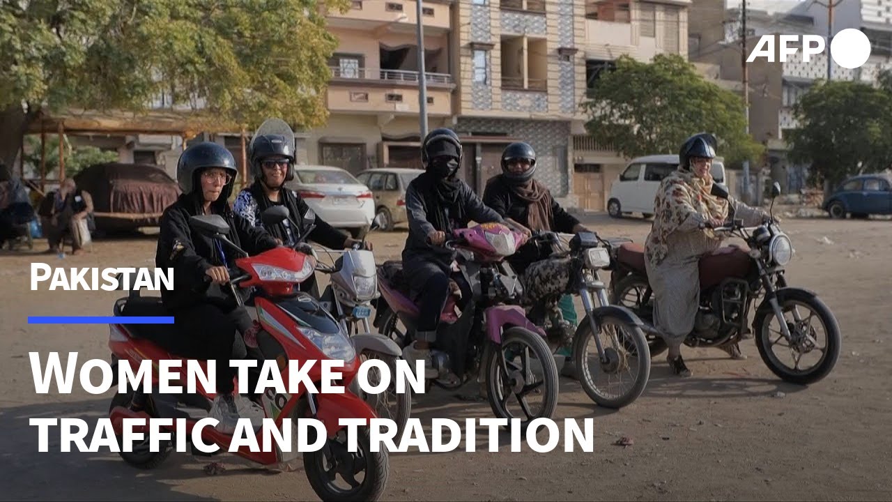 Pakistan's women 'Rowdy Riders' take on traffic and tradition | AFP