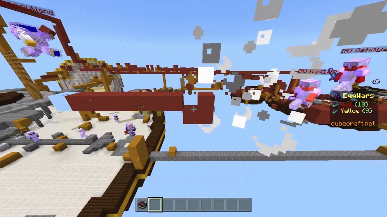 Trapping on cubecraft but its on mobile
