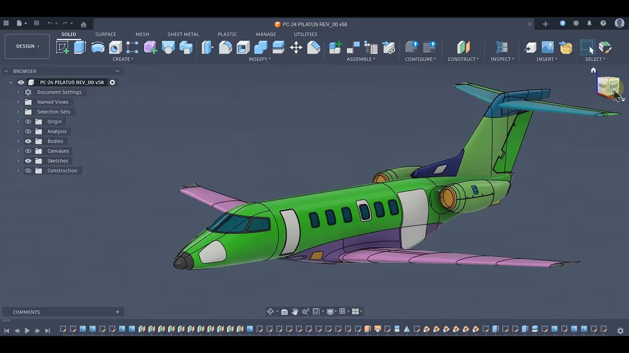 VIDEO 64 FAIRING ARTICULATION FLAPS