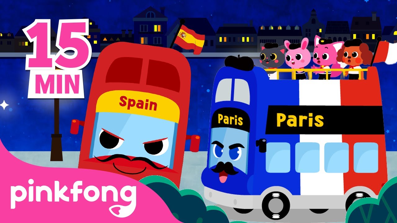 Bus Turístico 🚌 | +Recopilación | Autobuses | Pinkfong Canciones Infantiles