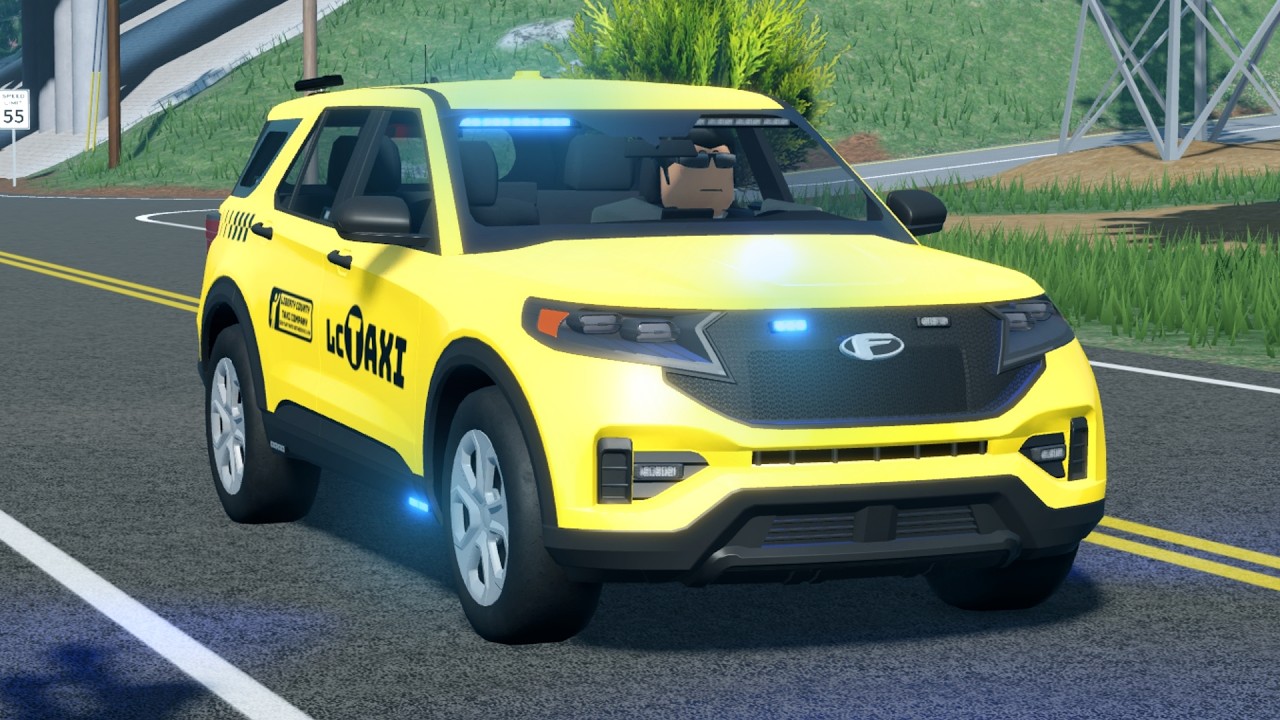 Undercover Taxi Police Patrol in ERLC