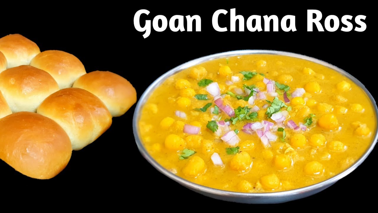 Goan Chana Ross | White Peas Curry (Vatana Ros) | Goan Chonya Ros
