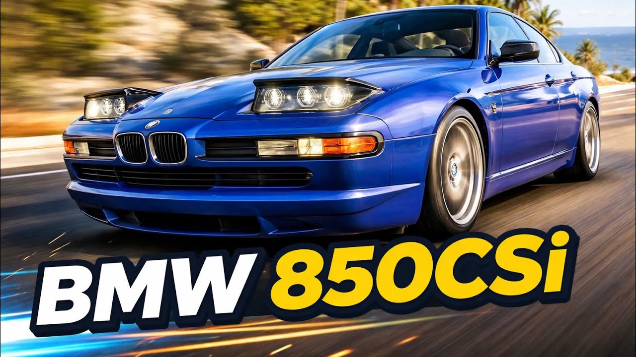 BMW 850CSi – Retro Luxury Meets Speed in Forza Horizon 5