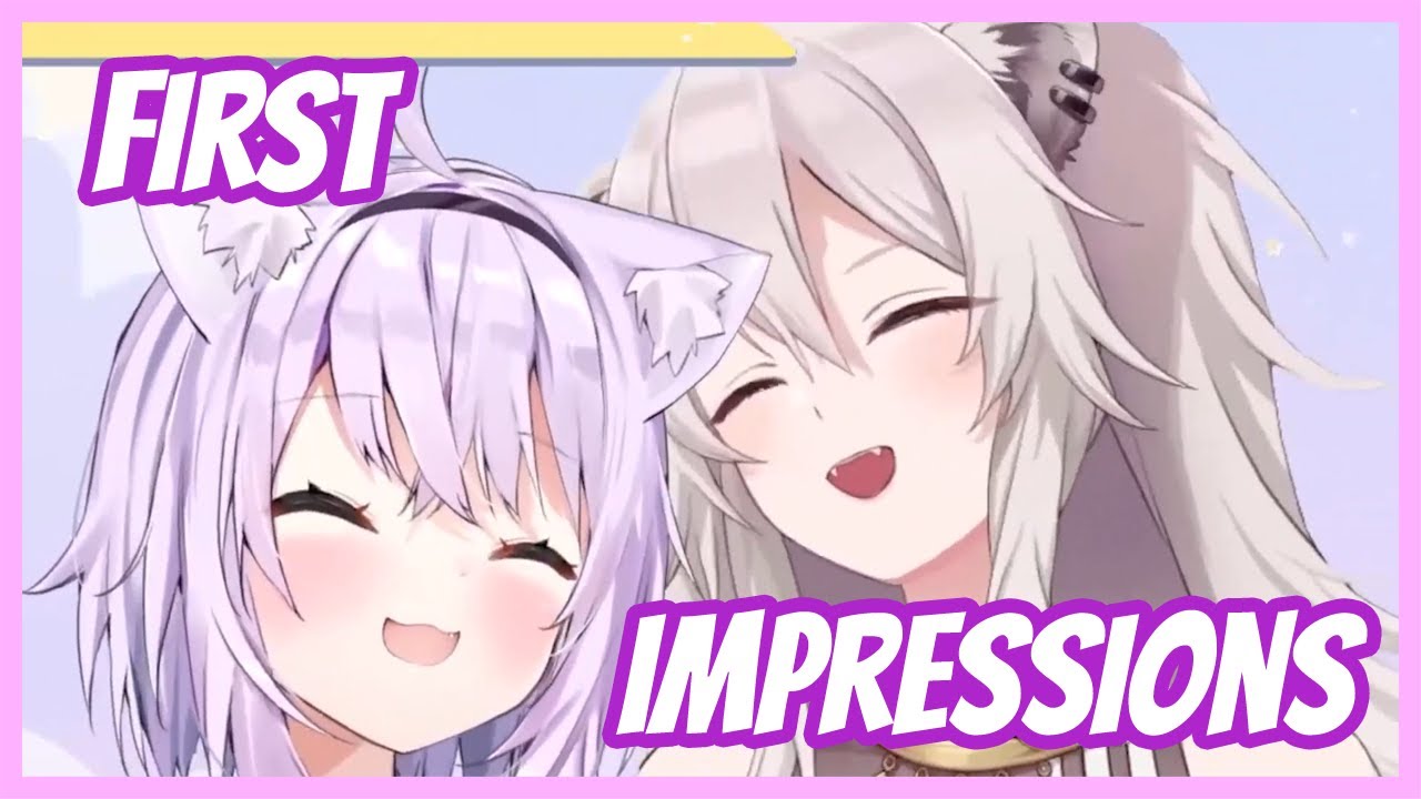Okayu and Botan's first impressions of each other