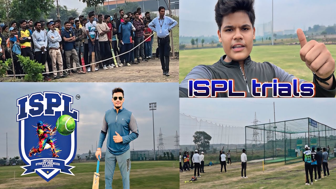 ISPL season 2 trials Indore🏏👍 #ispl #cricket #indorevlog #vlogging #viralvideo #cricketlover #trend