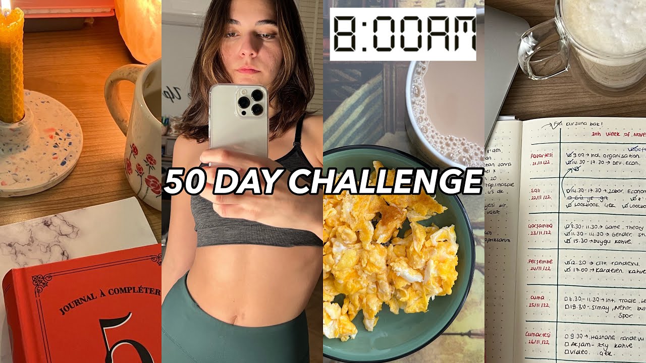 50 DAY CHALLENGE | 6 KURAL, 50 GÜN | hayatını düzene sok