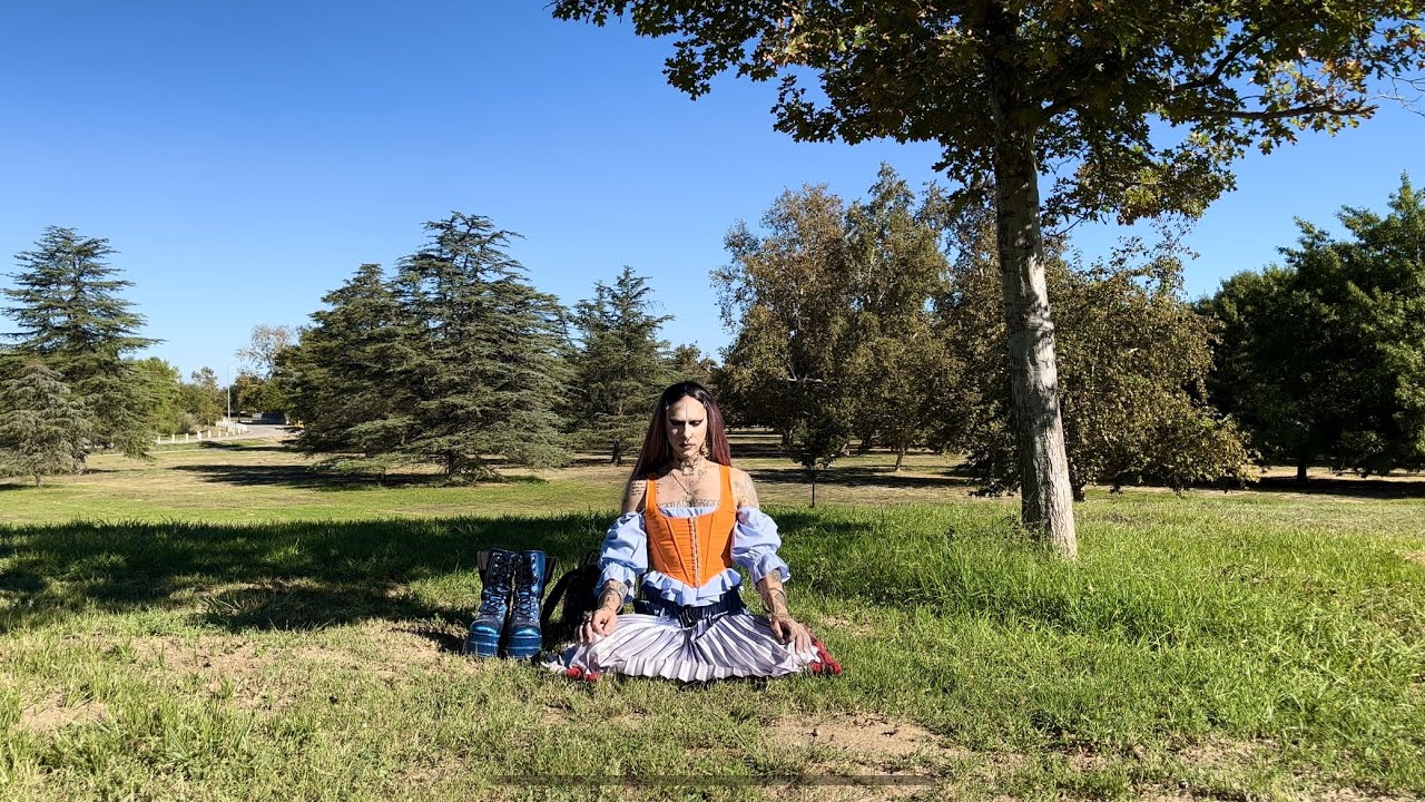 guided grounding meditation / led by queer non binary trans femme in drag