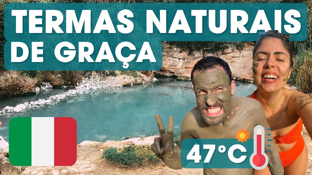 PISCINAS DE ÁGUAS TERMAIS NA SICÍLIA DE GRAÇA (Com direito a sauna natural)