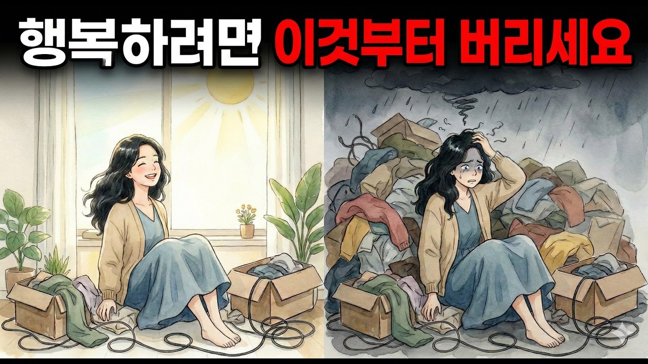 행복하려면 이것부터 버려야 합니다 #심리학 #미니멀라이프 #멘탈관리 #행복 
