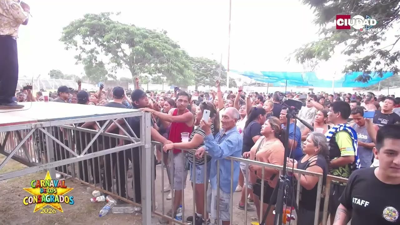 Adrián, Débora y Los Dados Negros en vivo en el carnaval de los consagrados 2026 | Ciudad Online