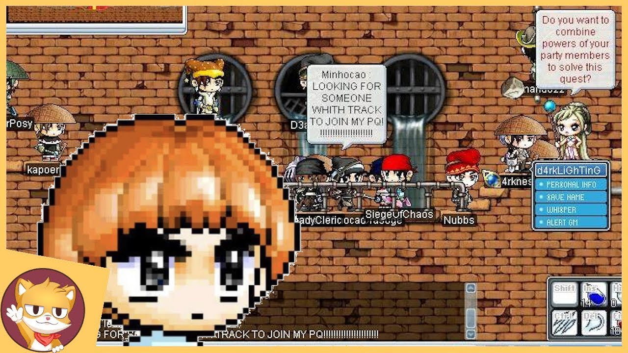 Знаменитые моменты старой школы MapleStory