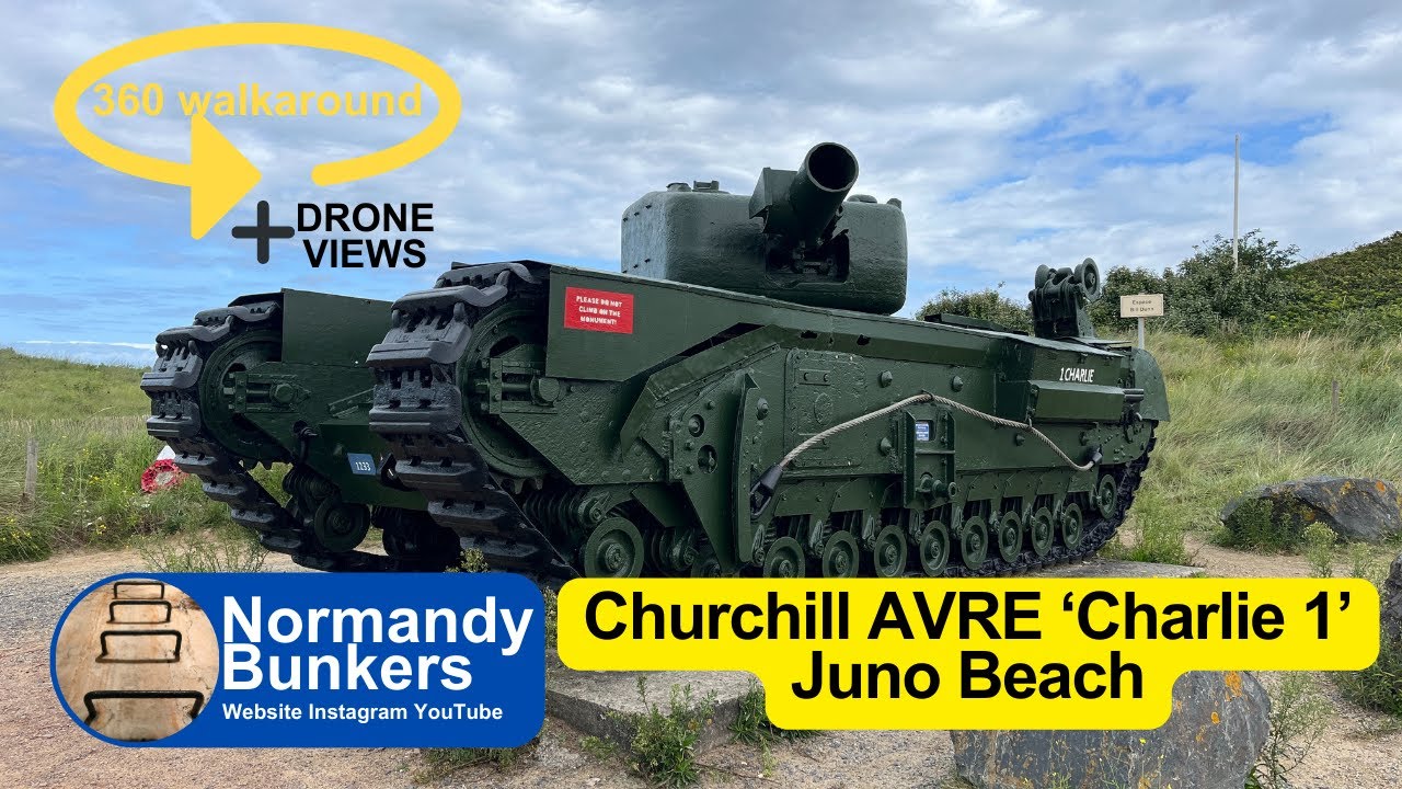 NEW SERIES - WALKAROUND: WW2 Churchill AVRE tank in Normandy