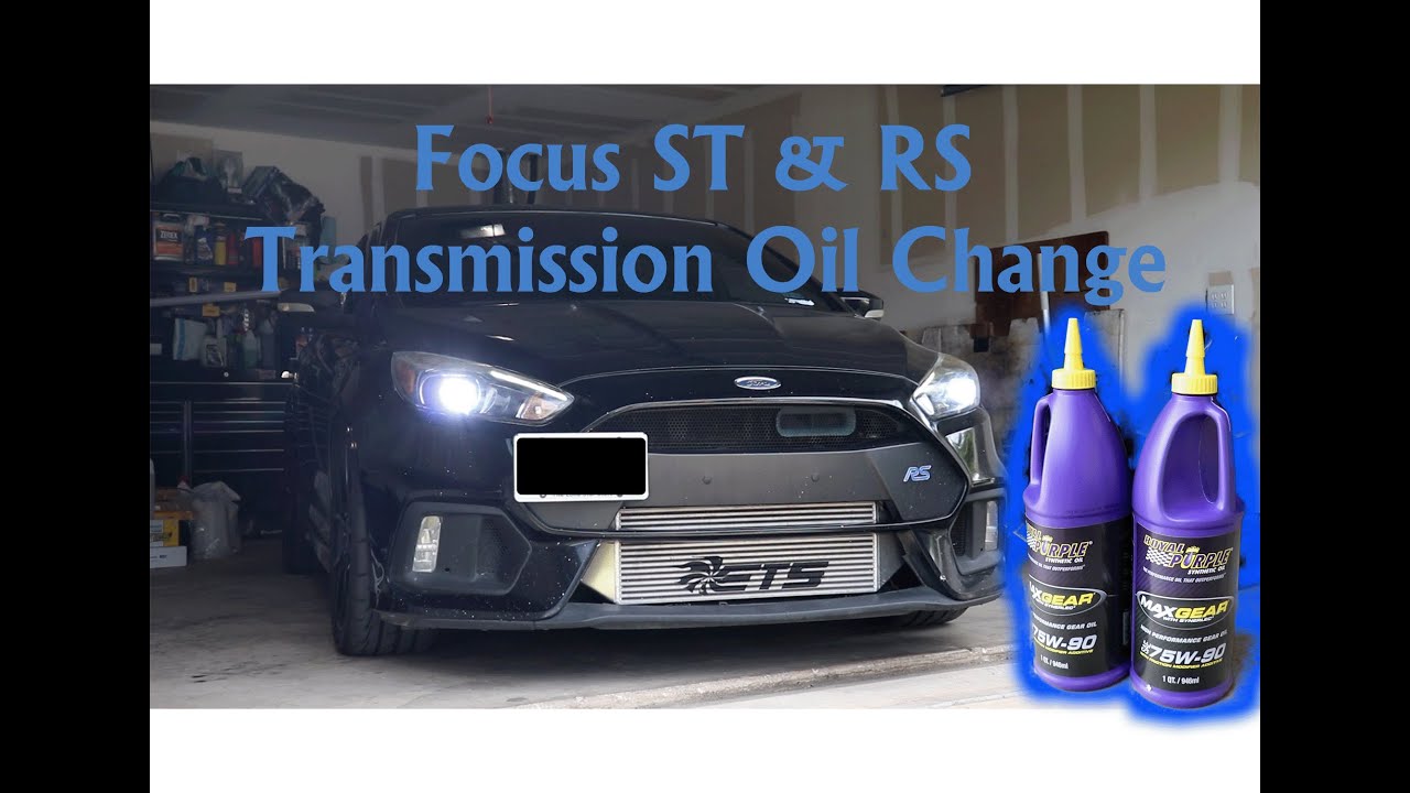 Change Transmission Fluid Easily Like this on your Focus RS or ST!