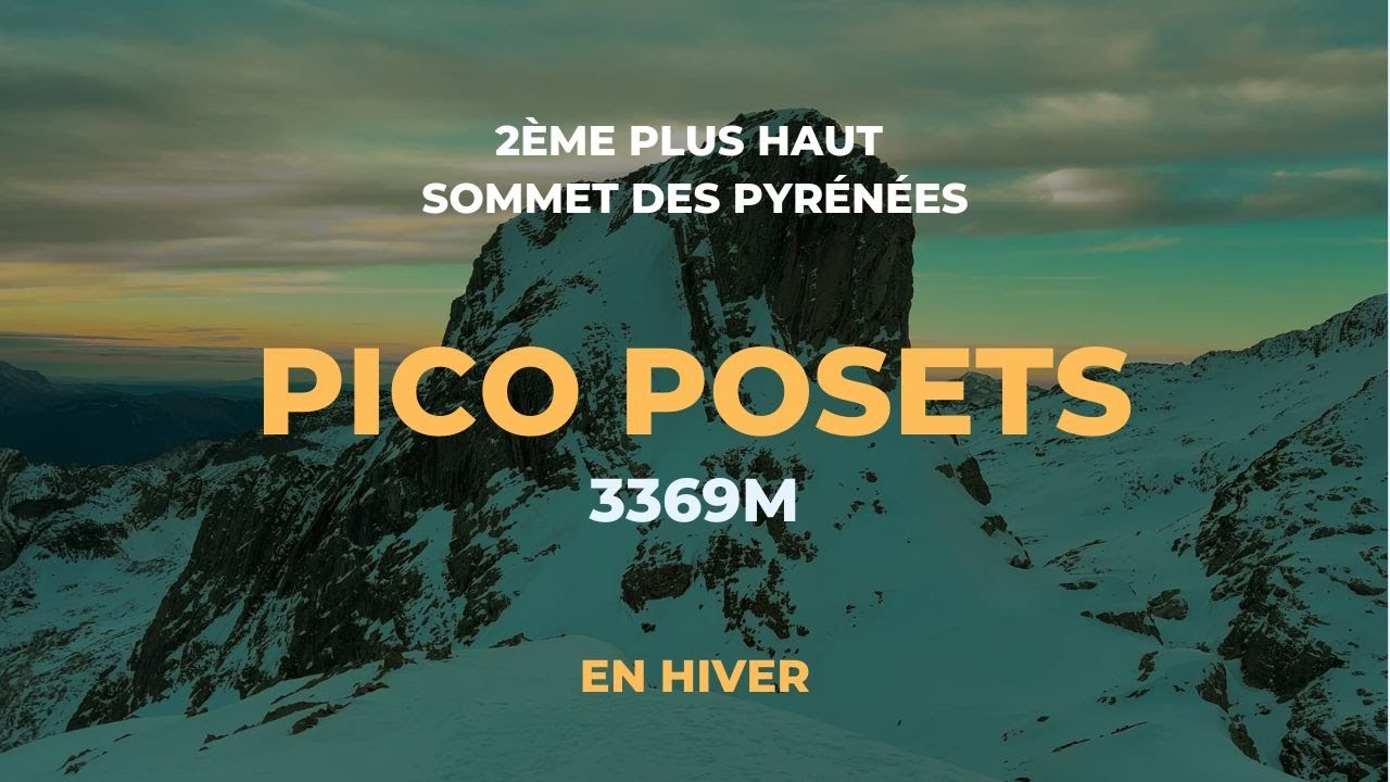 [POSETS] ASCENSION du 2ème PLUS HAUT SOMMET des Pyrénées en HIVER (3369m)