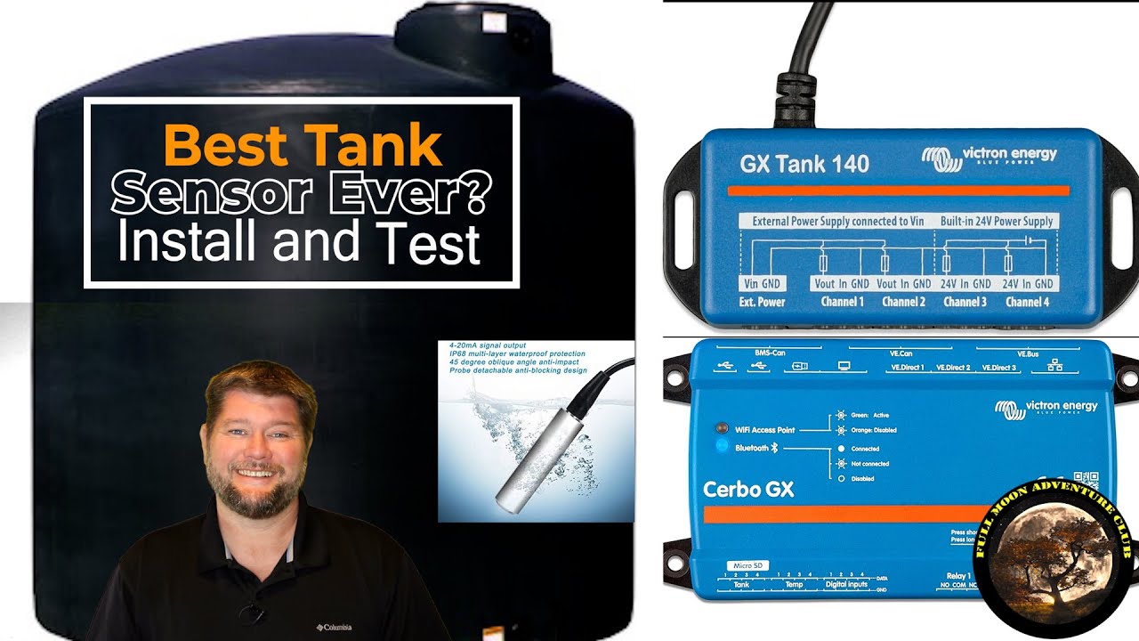 Best Water Tank Level Sensor For Any System - Victron GX Tank 140 - Cerbo GX - Pressure switch