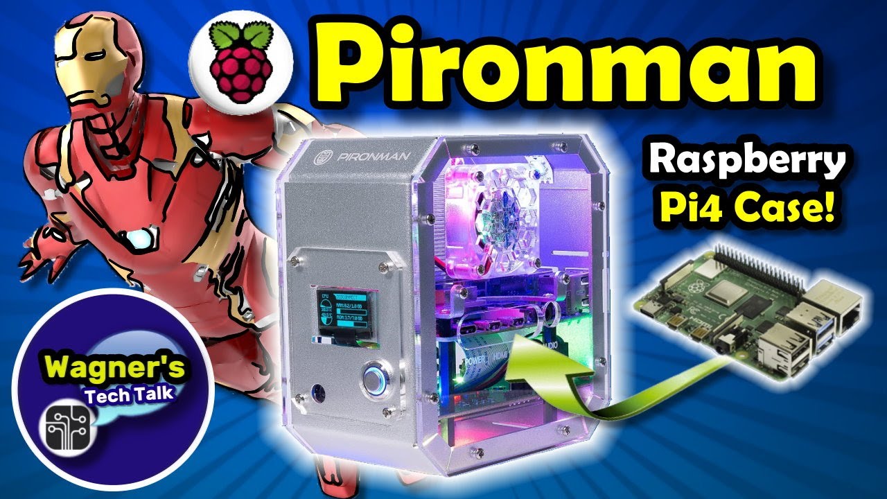 Pironman Mini PC Raspberry Pi 4 Case by Sunfounder - It Suits Me!