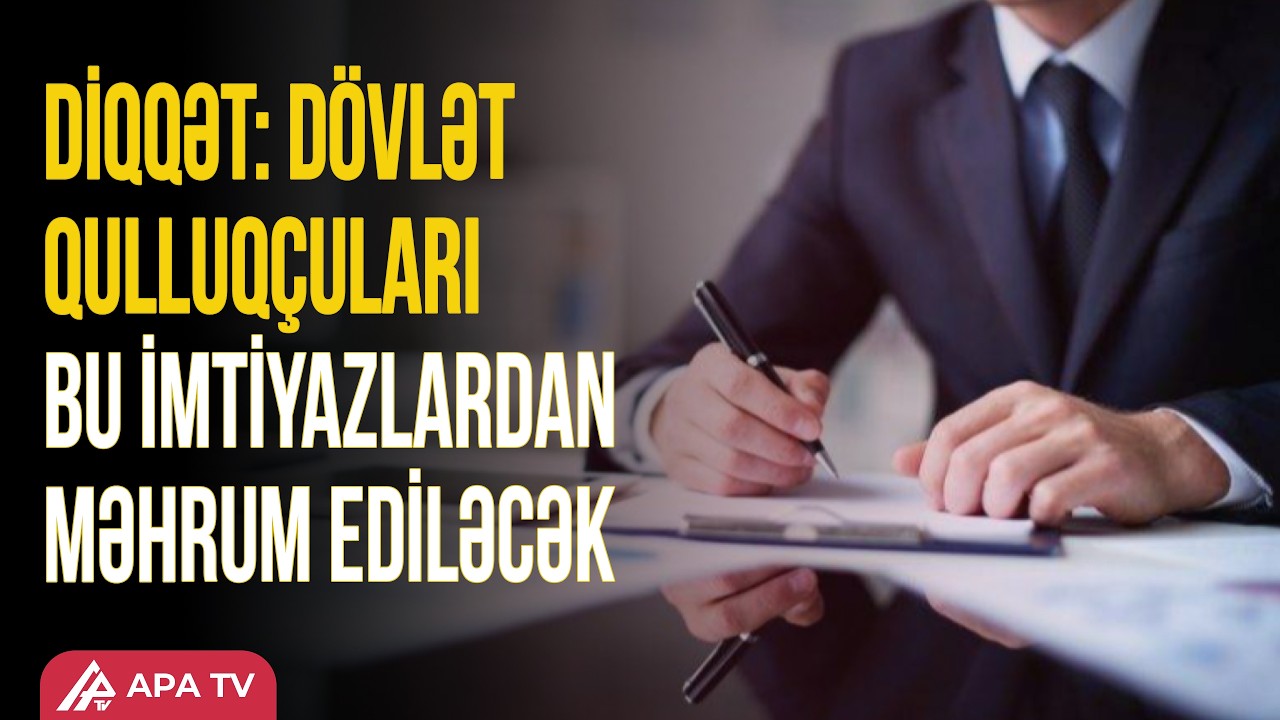Dövlət qulluqçularının maaş əlavələri və mükafatları ləğv olunur? | APA TV