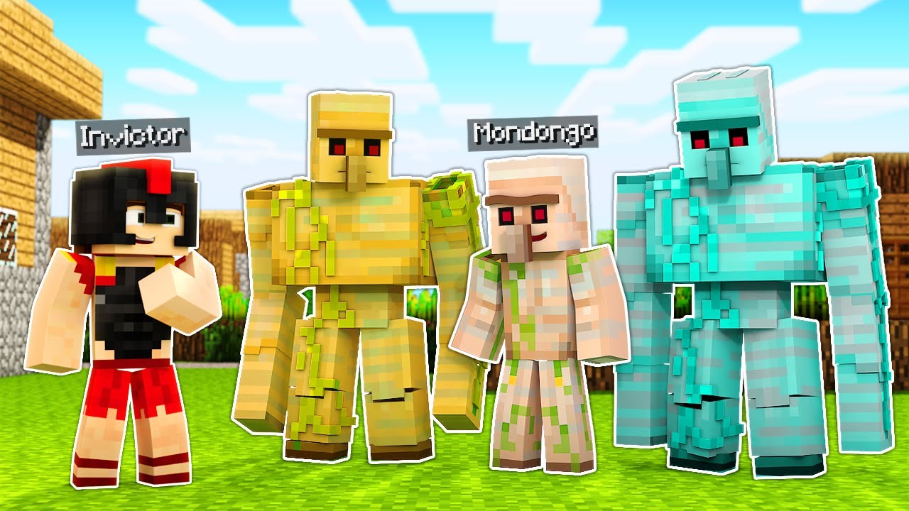 Nos ESCONDEMOS en MONSTRUOS de Minecraft 😂 Los MEJORES ESCONDITES de los COMPAS Invictor Timba vk
