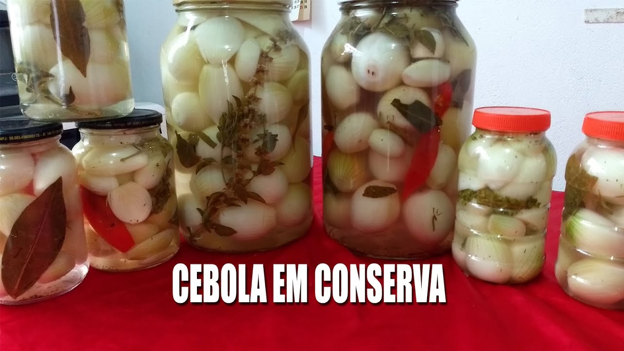 COMO FAZER CONSERVA DE CEBOLA - RECEITAS DA ROSA