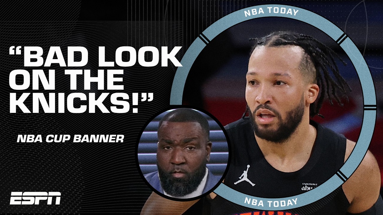 'BAD LOOK on the Knicks!' 😧 Perk's thoughts on NY not hanging an NBA Cup banner at MSG | NBA Today