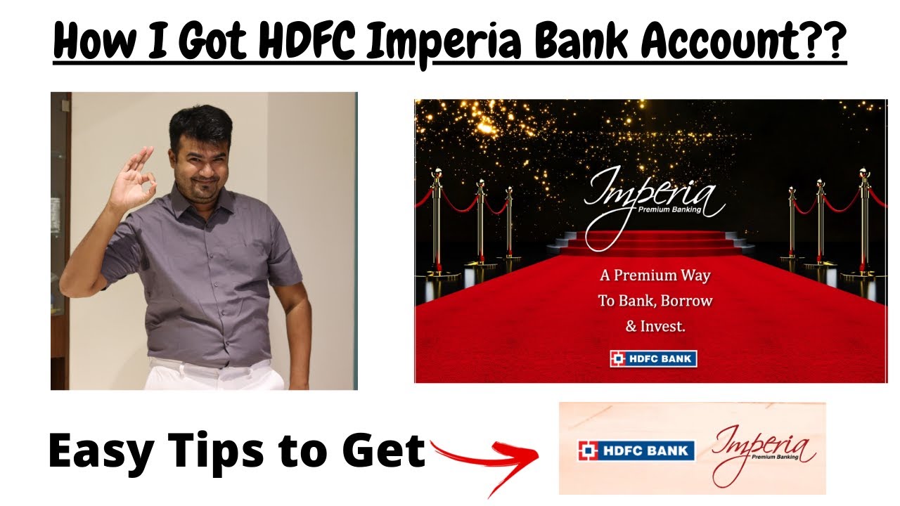 How i got HDFC Imperia Bank Account... | Upgrade from HDFC Preferred to HDFC Imperia Bank Account.