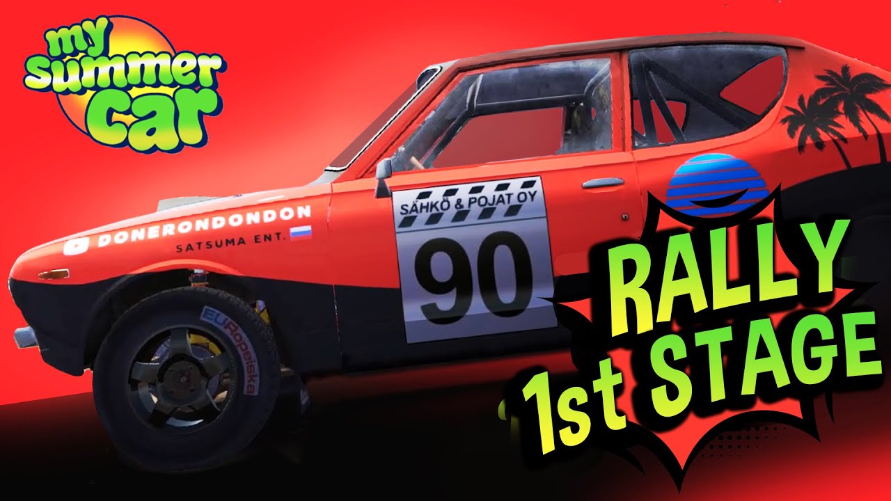 My Summer Car 💚 Rally. First Stage!