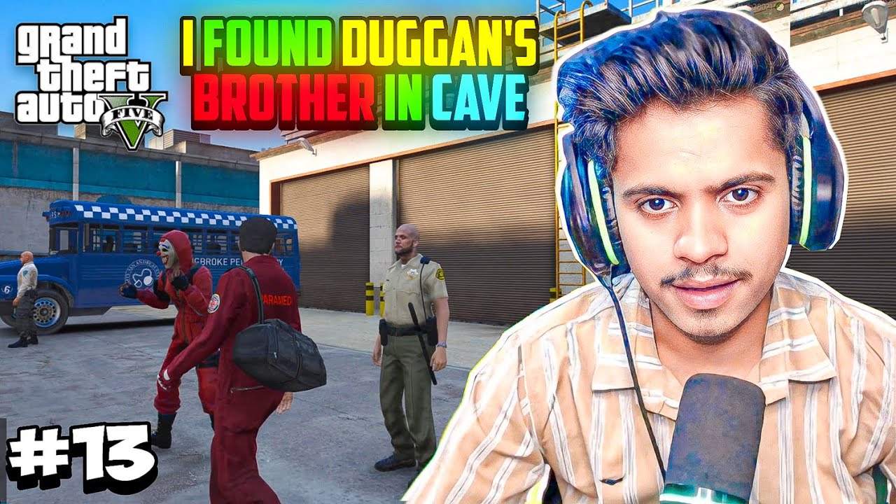 I FOUND DUGGAN'S BROTHER IN CAVE || GTA 5 GAMEPLAY #13
