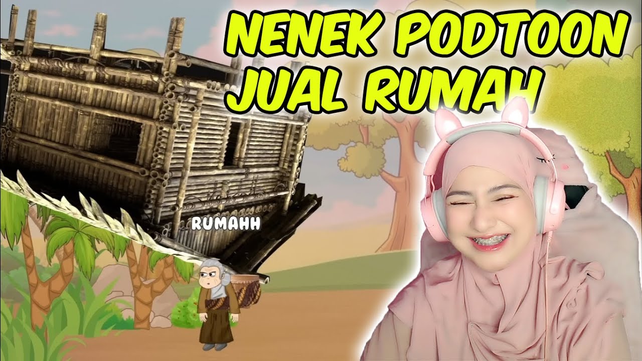 Reaction ANIMASI PODTOON NENEK AMANDA MAU JUALAN