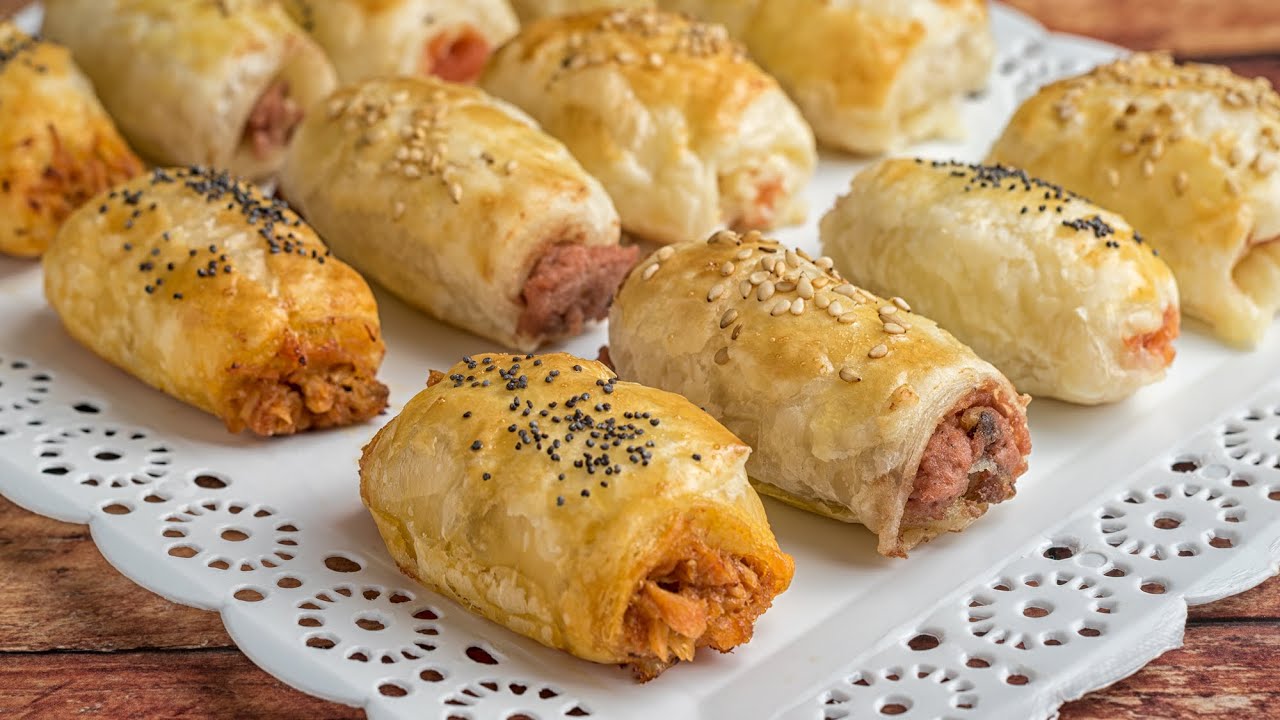SALADITOS DE HOJALDRE VARIADOS ¡Fáciles y rápidos!