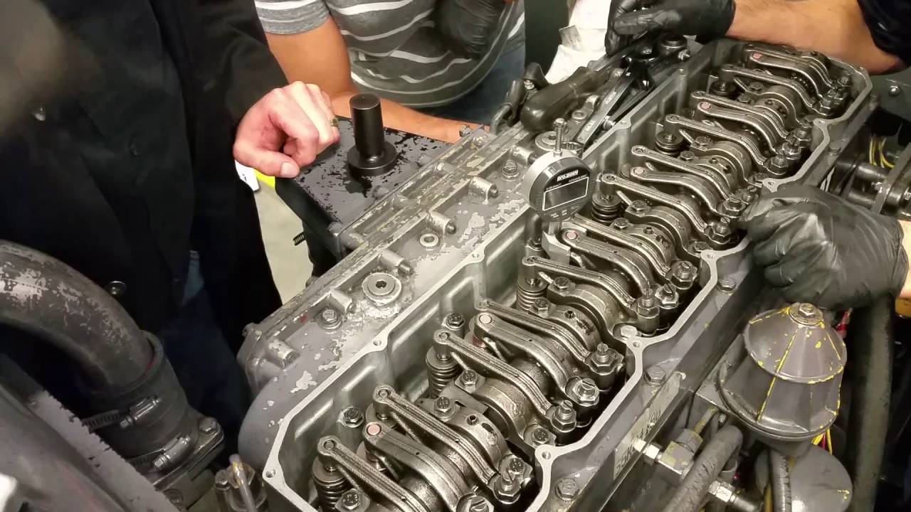 Регулировка высоты опережения зажигания Caterpillar 3126