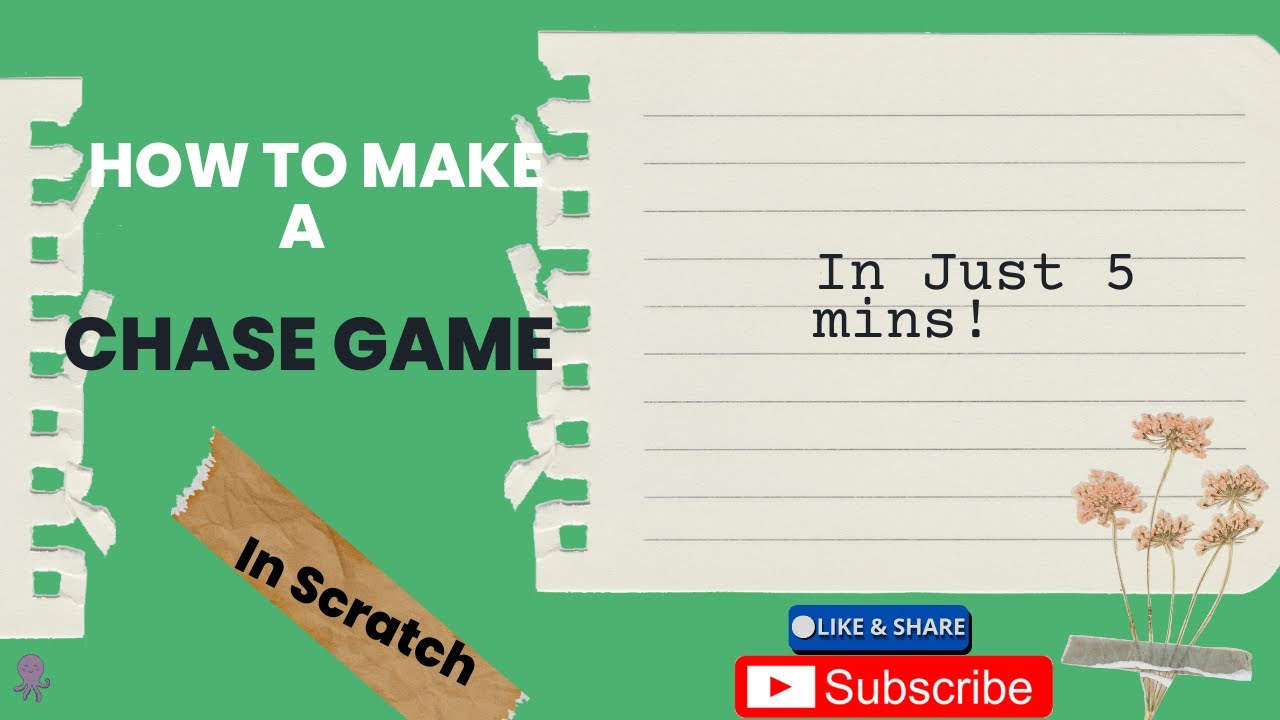 How to make a Chase Game | Tutorial for Scratch Game