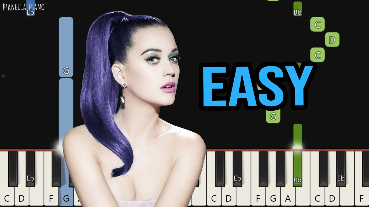 Katy Perry - Roar | EASY Piano Tutorial by Pianella Piano