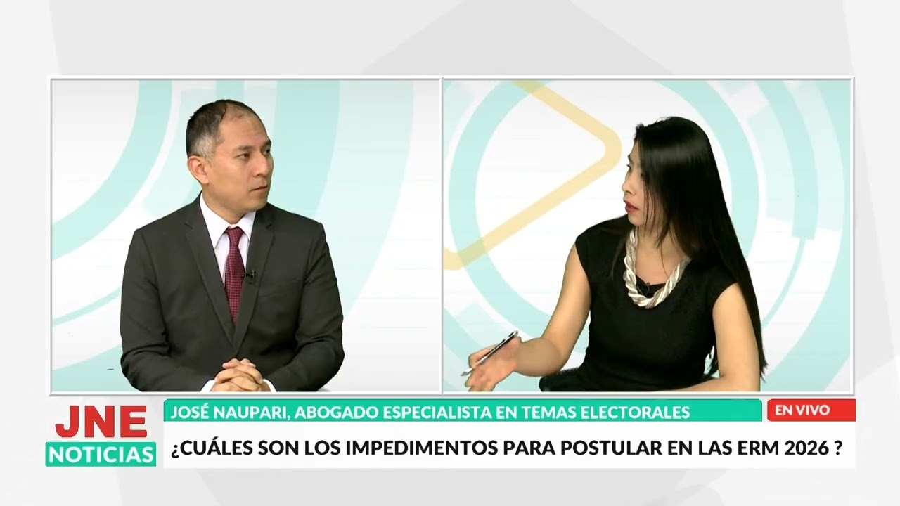Los impedimentos para postular en las elecciones regionales y municipales 2026