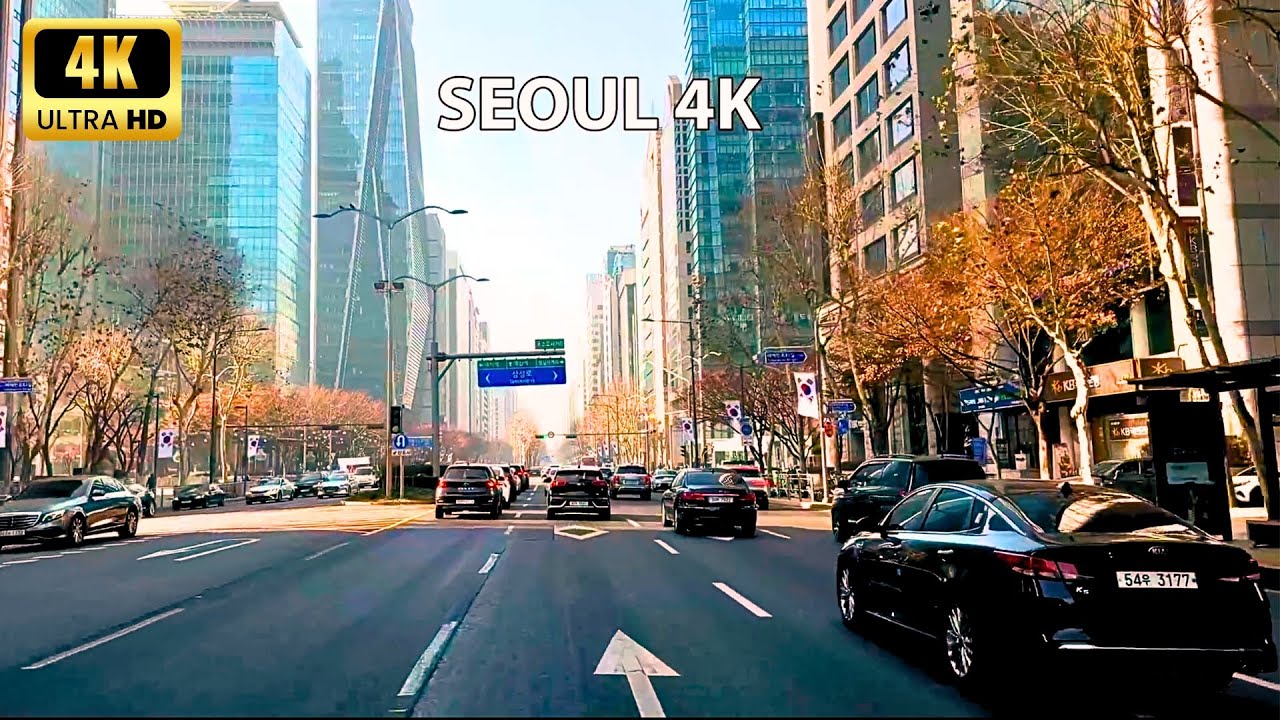 Seoul 4K Driving Tour Part 1 🚗 | Daytime City Drive Through Gangnam, Itaewon & Han River #tlk