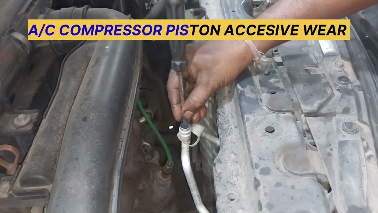 CAR A/C COMPRESSOR PISTON ACCESIVE WEAR # AC COMPRESSOR PISTON Internally Damaged#  