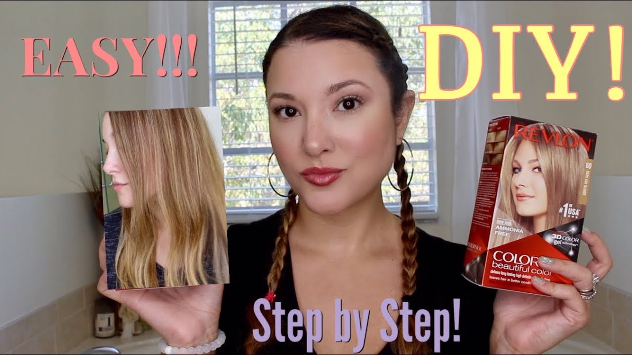 DIY: EASY How to Color your Hair at Home using Revlon Colorsilk