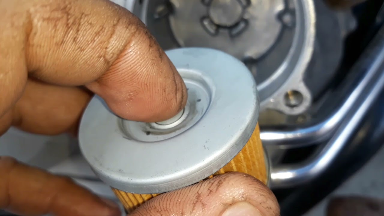 Válvula de segurança do filtro de óleo do moto das motos , (sempre verificar)