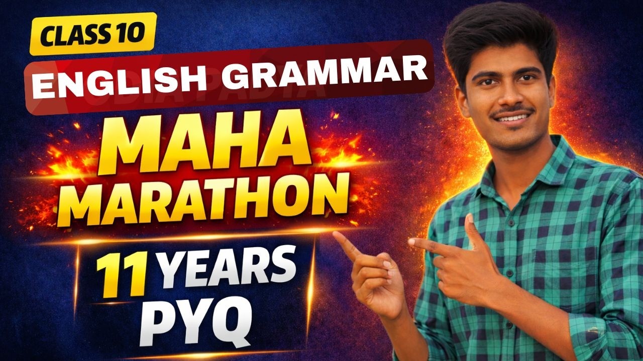 Class 10 English Grammar Maha Marathon | Previous 11 Years Questions | Board Exam