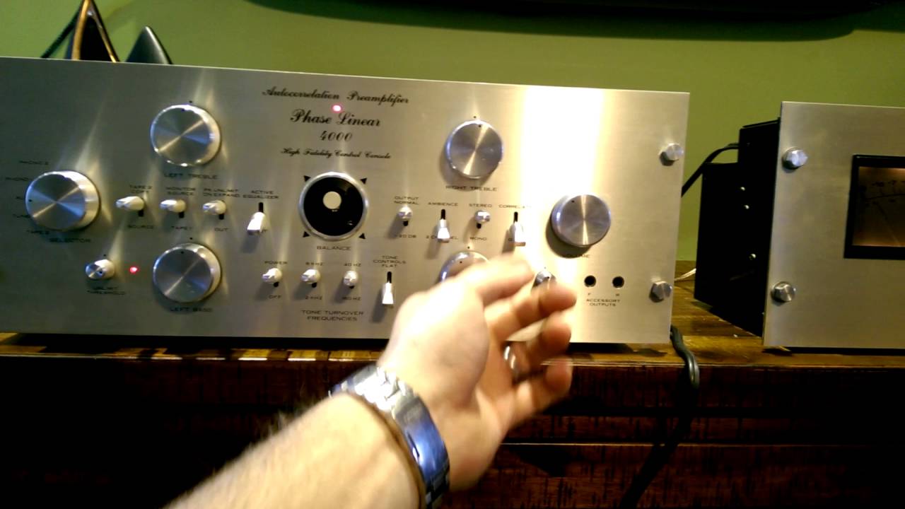 Phase Linear 400 and 4000
