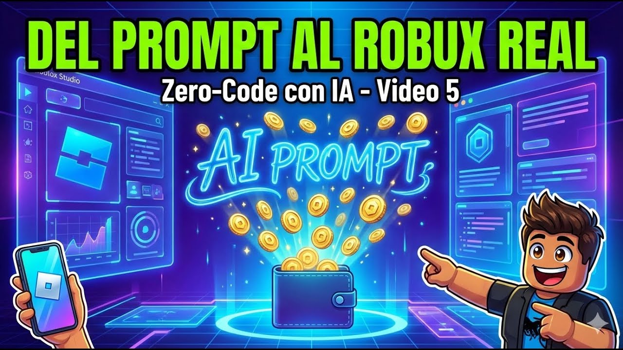 Roblox 2025: Del Prompt IA al Robux REAL (No Hacks) - Video 5.
