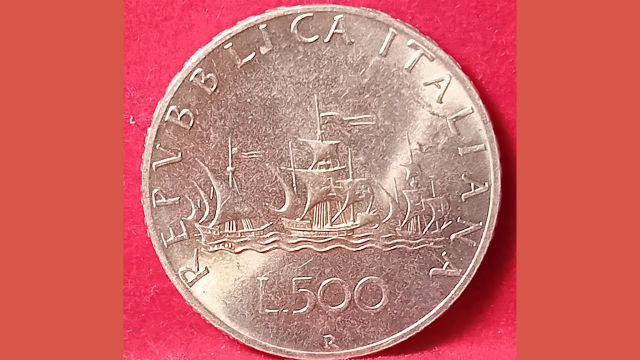 500 lire Caravelle Argento valore