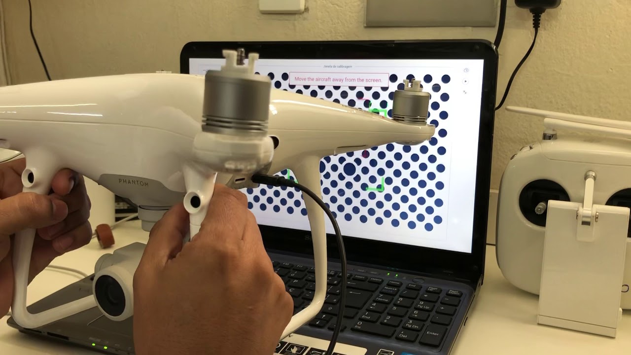 Como calibrar sensores Dji phantom 4 pro