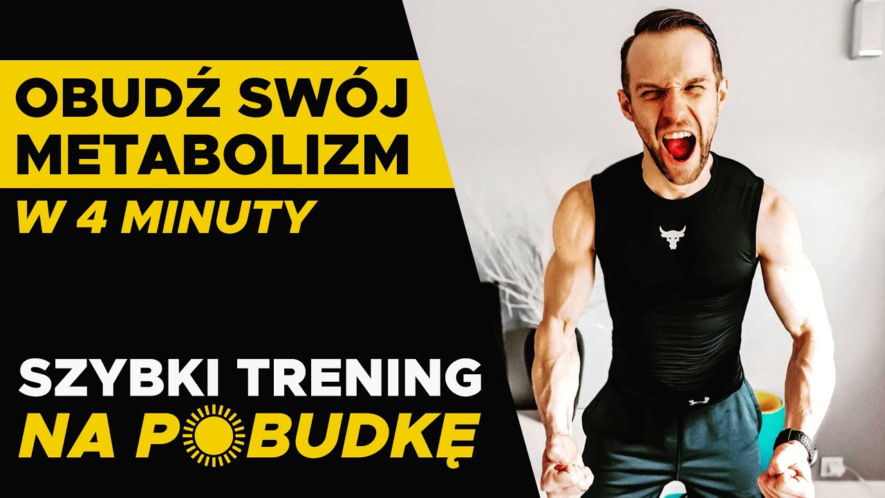 OBUDŹ METABOLIZM W 4 MINUTY! Szybki Trening Pobudzający BOOSTER 🔥 ćwiczenia na całe ciało