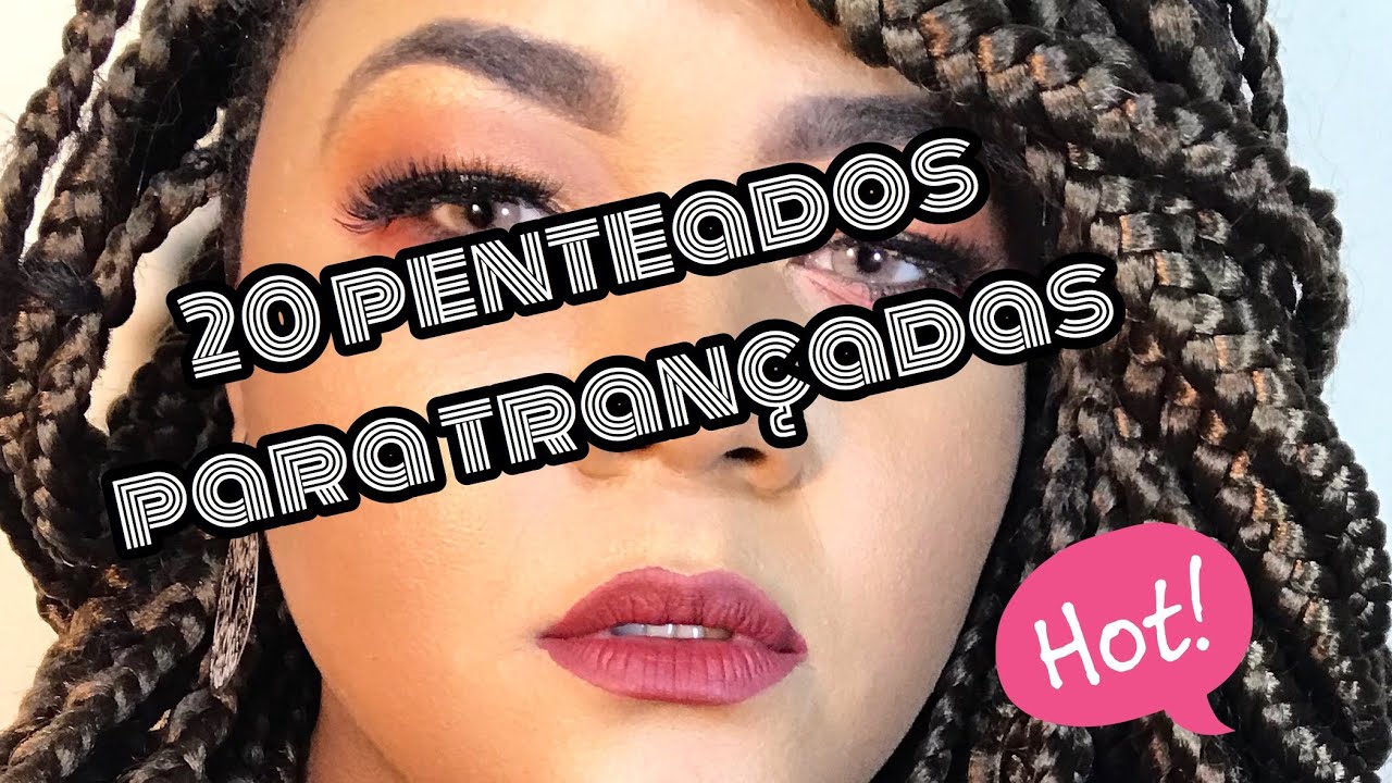 20 penteados fáceis para tranças/box braids