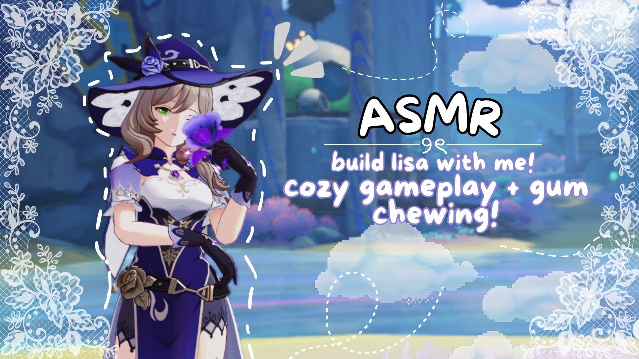 ASMR | build lisa with me! pt.2 (whispering, gum chewing & relaxing gameplay) ⊹ ࣪ ˖
