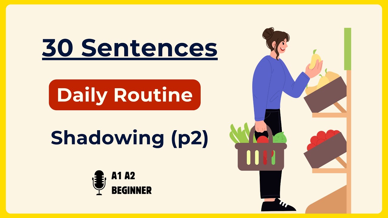 What if You Could SPEAK English LIKE A NATIVE in 8 min? - English Shadowing Challenge for Beginners
