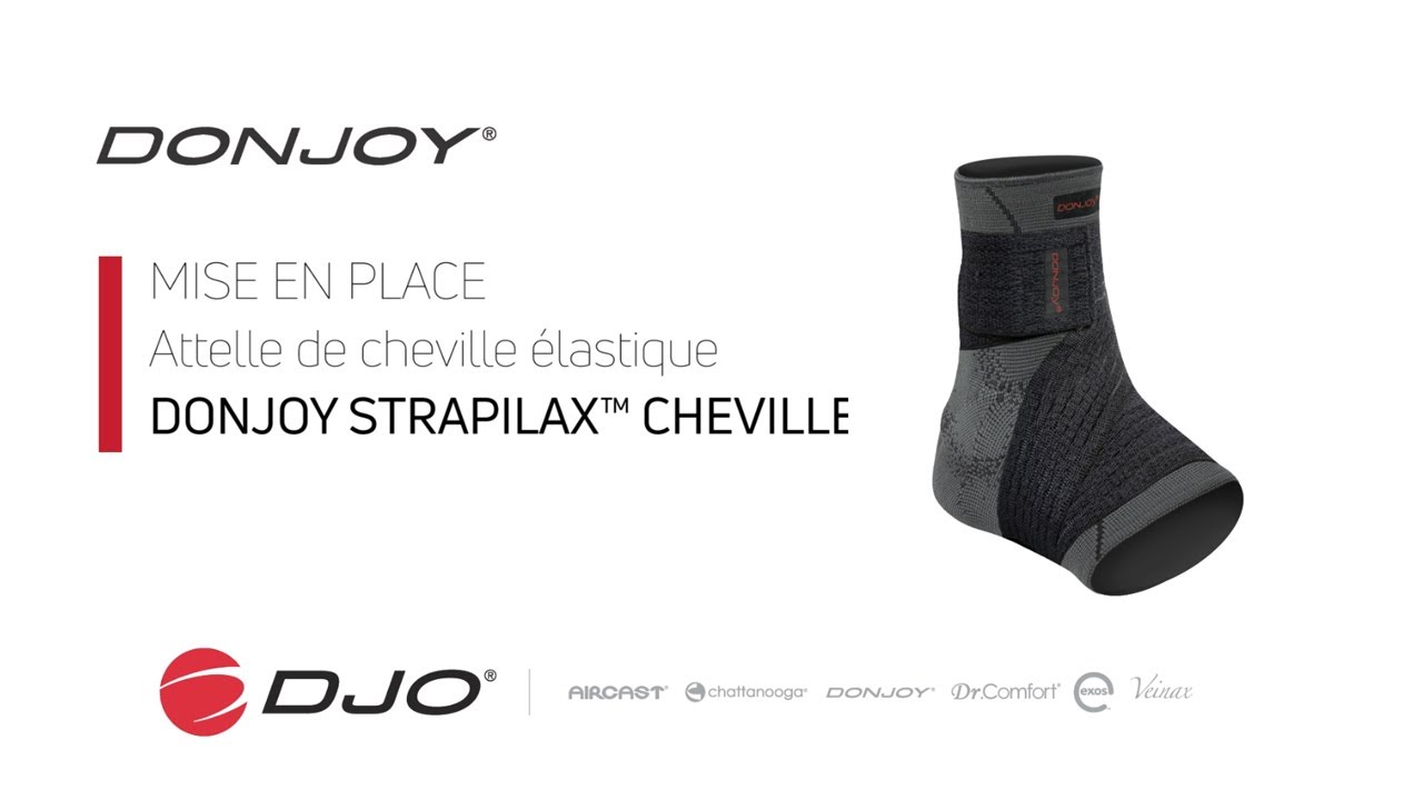 DonJoy StrapiLax™ Cheville - Mise en place