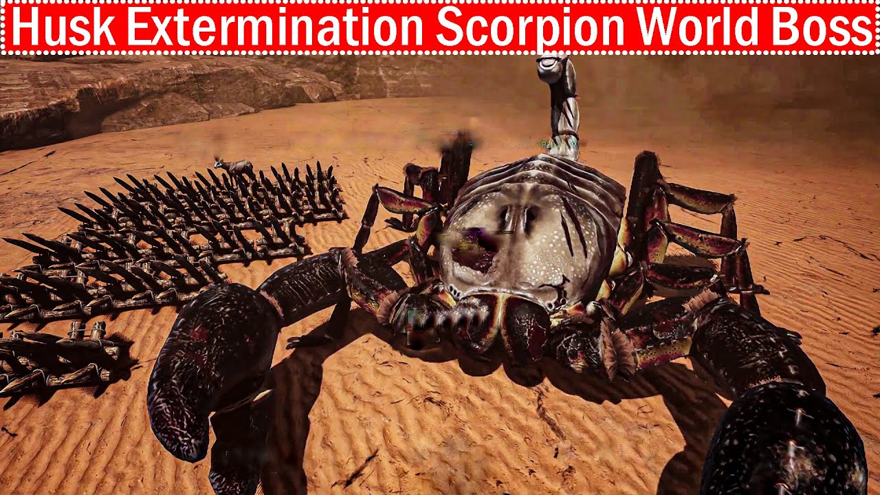 Icarus Styx: Husk Extermination: Scorpion World Boss: Unlock New Armor (3 Exo Vein)