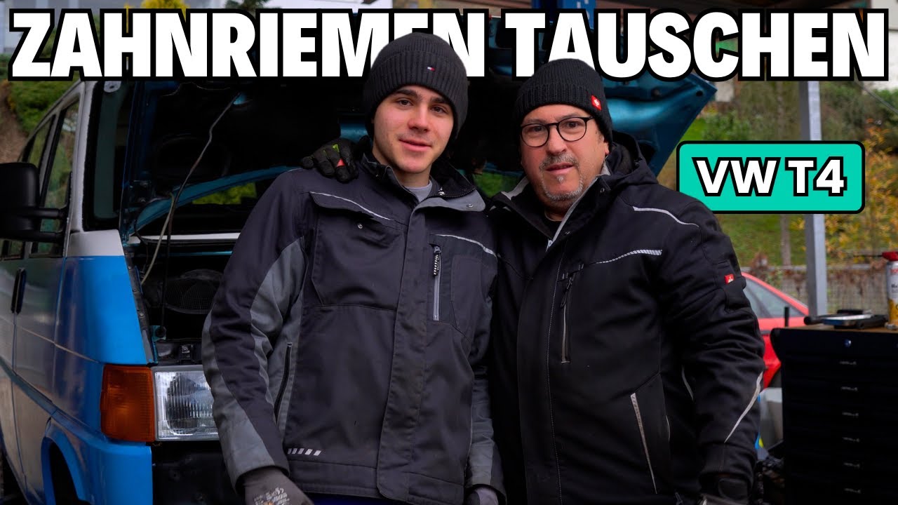 VW T4 1.9 TD ABL Zahnriemen tauschen (Mit Papa, Wolfi und Bernd)