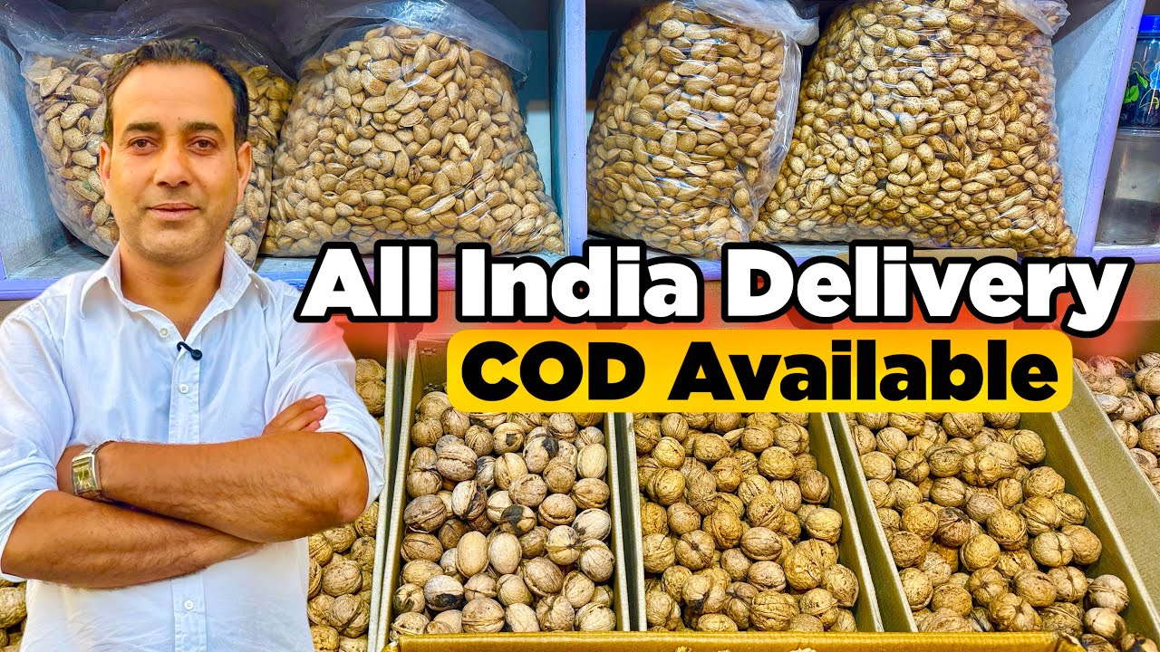 सबसे सस्ते ड्राई फ्रूट्स Kashmiri Dry Fruits | Shilajit ₹28/g, Saffron ₹300 Walnut ₹450